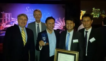 Winner of Sands Supplier Excellence award