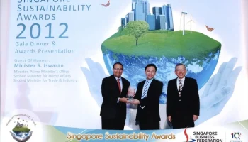 Winner of Singapore Sustainability Awards