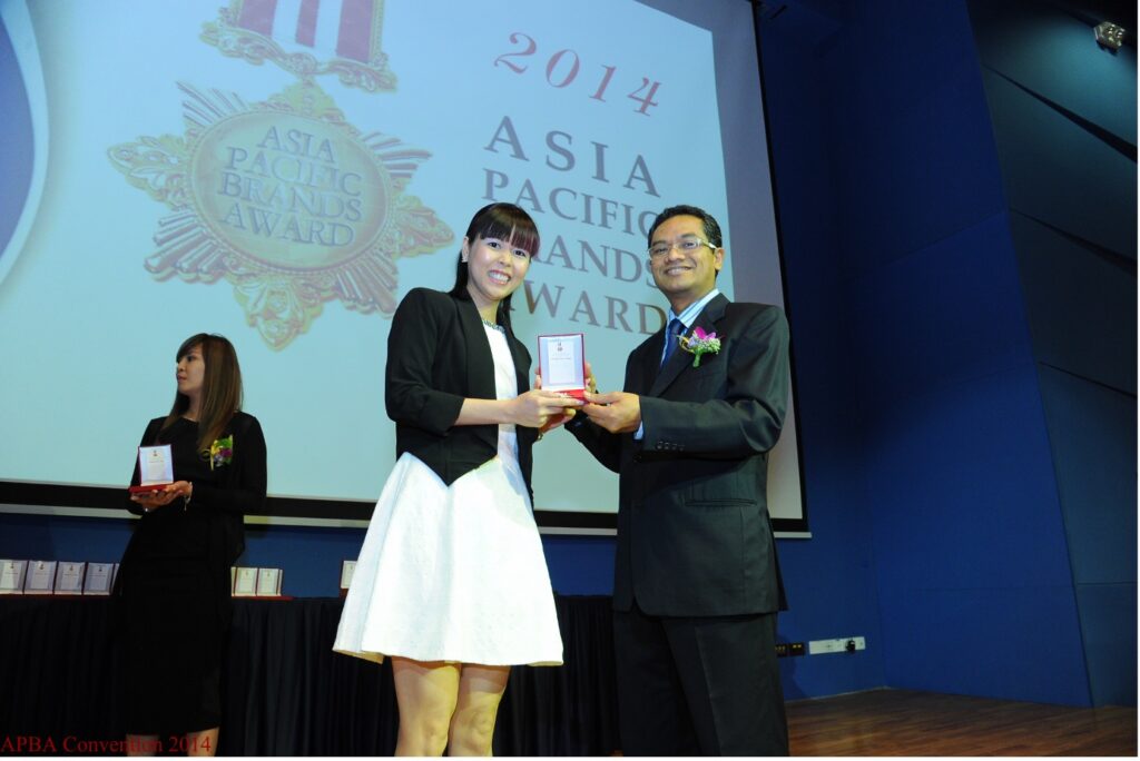 Asia Pacific Brands Award - Receiving Award