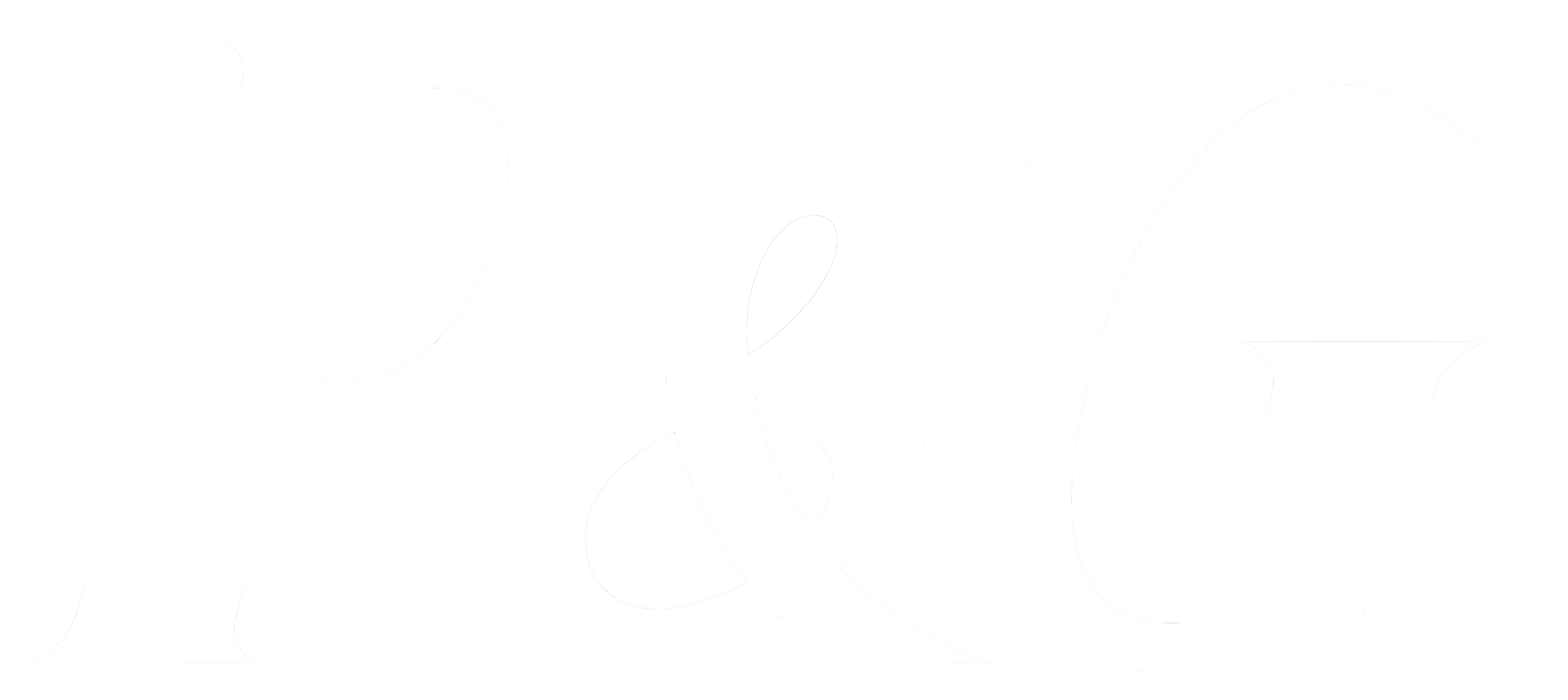 P&G logo White
