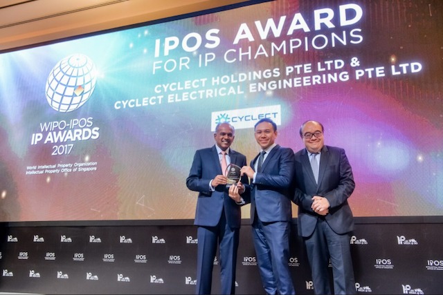 Winner of WIPO-IPOS IP Awards