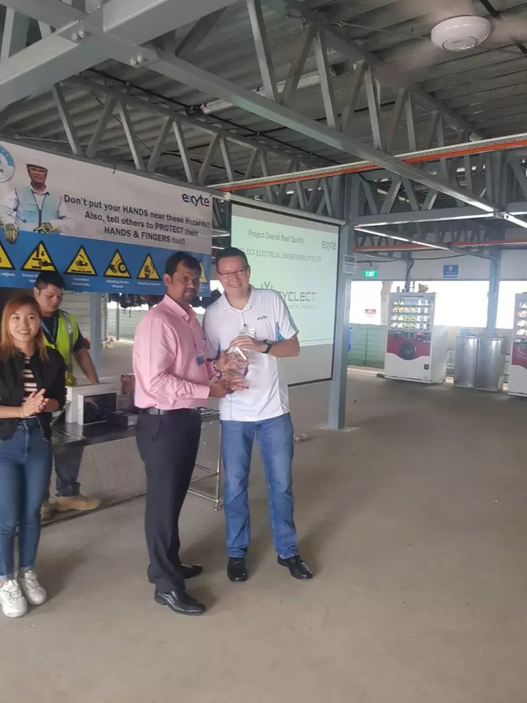 Winner of Exyte Quality Performance Award