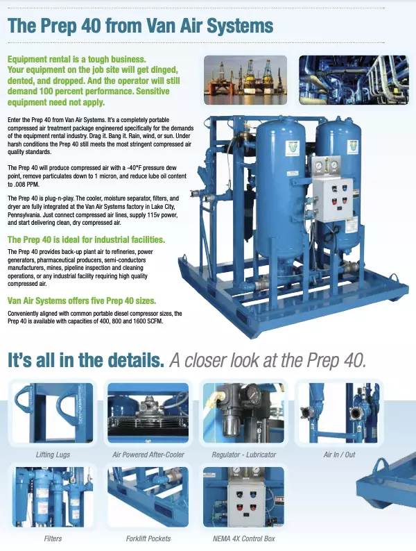 Vanair Portable Solutions Prep 40 Spec 1