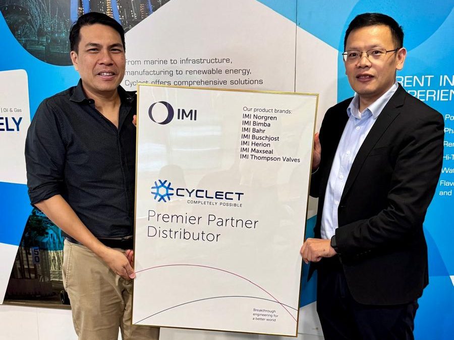Cyclect receives IMI Premier Partner Distributor Certificate