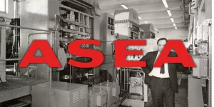 Historical image representing 1965: ASEA Partnership Strengthens Motor and Generator Capability.