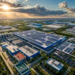 2014: First Major Industrial Solar Power Project