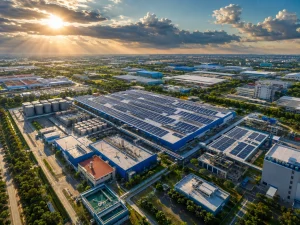 2014: First Major Industrial Solar Power Project
